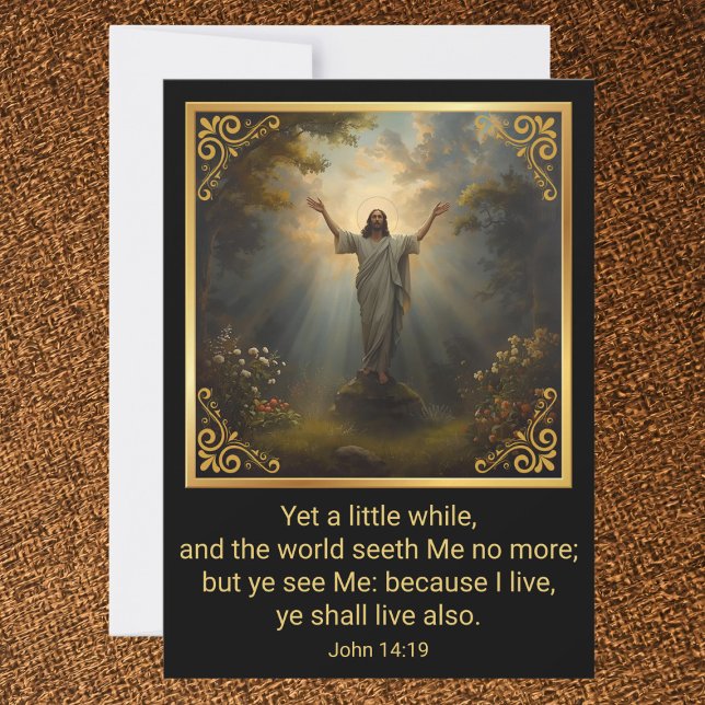 Cartes Pour Fêtes Annuelles Easter Resurrection Religious (Créateur téléchargé)