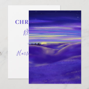 Cartes Pour Fêtes Annuelles Eau-forte personnalisée de l'Épiphanie pour Noël
