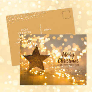 Cartes Pour Fêtes Annuelles Éclairage de Noël