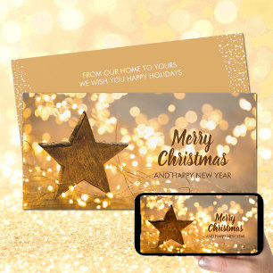 Cartes Pour Fêtes Annuelles Éclairage de Noël