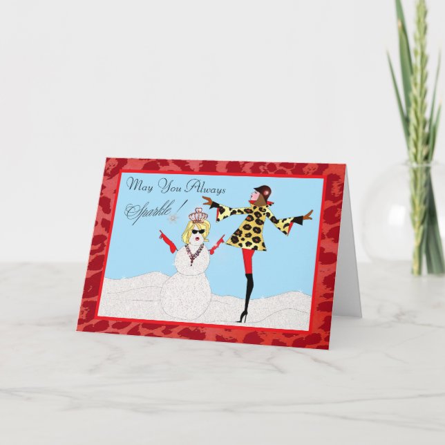 Cartes Pour Fêtes Annuelles Éclats d'hiver de DIVAtude (Devant)