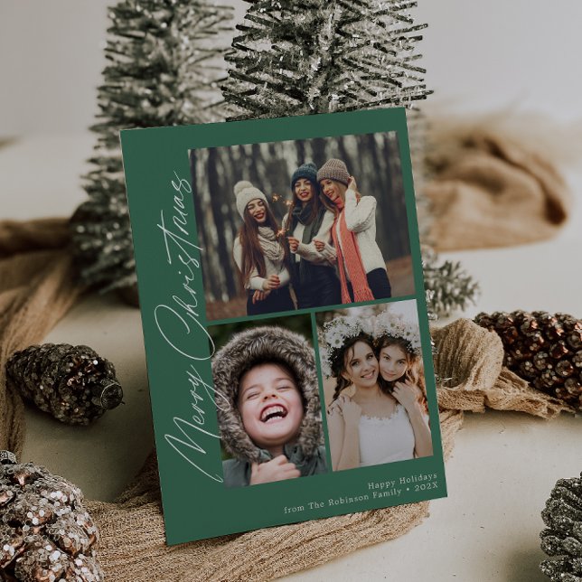 Cartes Pour Fêtes Annuelles Écriture festive joyeux noël (Créateur téléchargé)