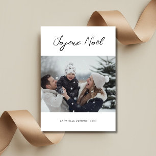 Cartes Pour Fêtes Annuelles Écriture manuscrite Joyeux Noël