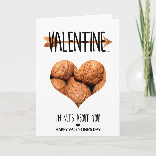Cartes Pour Fêtes Annuelles Écrous au sujet de vous Saint-Valentin (Devant)