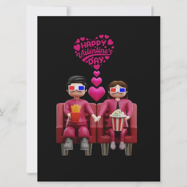 CARTES POUR FÊTES ANNUELLES ÉDITION SAINT-VALENTIN  (Devant)