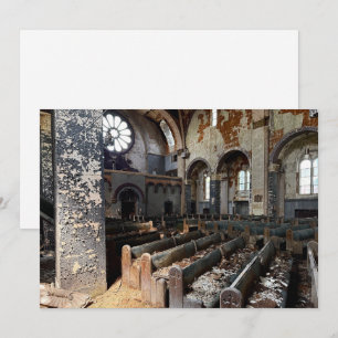 Cartes Pour Fêtes Annuelles Église abandonnée