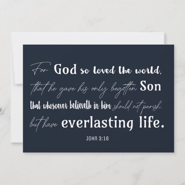 Cartes Pour Fêtes Annuelles Église biblique inspirante chrétienne Noël (Devant)