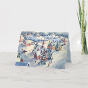 Cartes Pour Fêtes Annuelles ÉGLISE de JOYEUX NOËL par SHARON SHARPE