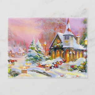 Cartes Pour Fêtes Annuelles Église de Noël