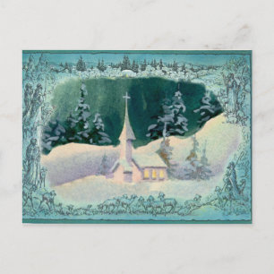 Cartes Pour Fêtes Annuelles ÉGLISE DE NOËL par SHARON SHARPE