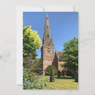 Cartes Pour Fêtes Annuelles Église St Benedict Biscop Wombourne Staffordshire