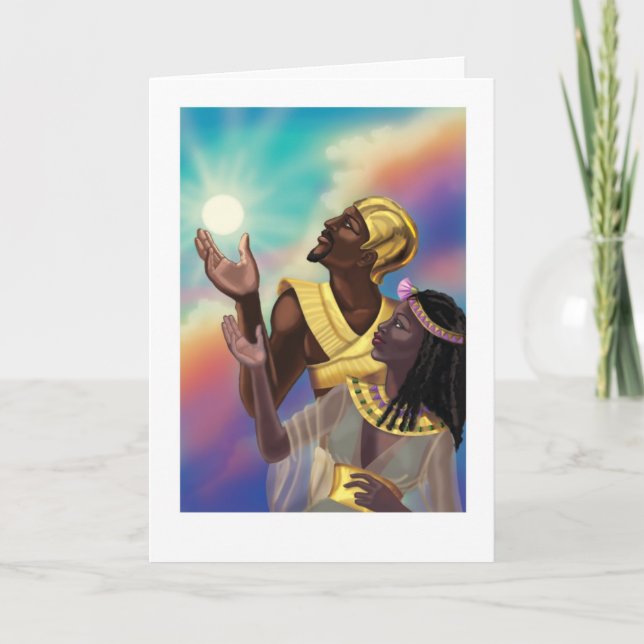 Cartes Pour Fêtes Annuelles Egyptien Valentine (Devant)
