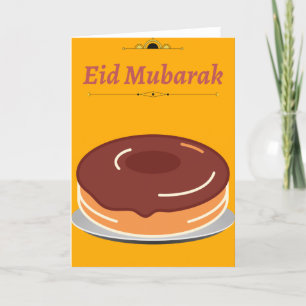 Cartes Pour Fêtes Annuelles Eid luxury serment Moubarak Cards Greeting card
