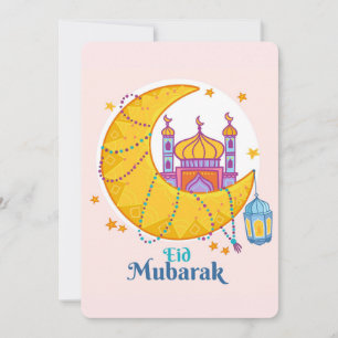 Cartes Pour Fêtes Annuelles Eid Mubarak