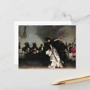 Cartes Pour Fêtes Annuelles El Jaleo par John Singer Sargent