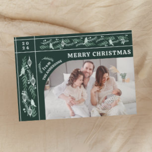 Cartes Pour Fêtes Annuelles Elégant À feuillage persistant Garland Photo moder