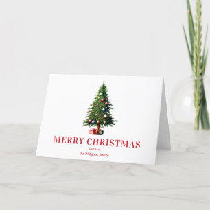 Cartes Pour Fêtes Annuelles Élégant arbre de Noël moderne
