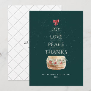 Cartes Pour Fêtes Annuelles Élégant Arbre de Noël vert Turquoise