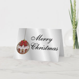 Cartes Pour Fêtes Annuelles Élégant Bauble de Noël