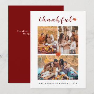 Cartes Pour Fêtes Annuelles Elégant Bon thanksgiving moderne Automne 3 Photo