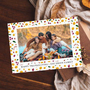 Cartes Pour Fêtes Annuelles Elégant Bon thanksgiving moderne photo d'automne