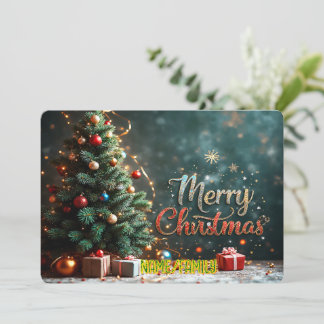 Cartes Pour Fêtes Annuelles Elegant Christmas Tree with Gifts