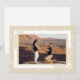 Cartes Pour Fêtes Annuelles Élégant couple moderne de Noël photo