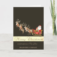 Élégant Deers Santa Claus