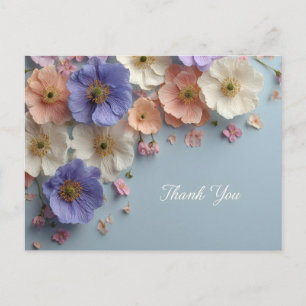 Cartes Pour Fêtes Annuelles Élégant design de remerciement avec un arrangement
