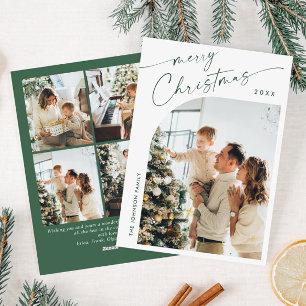 Cartes Pour Fêtes Annuelles Élégant élégant 5 PHOTO Noël Salutation