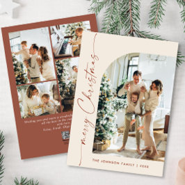 Cartes Pour Fêtes Annuelles Élégant élégant 5 PHOTO Noël Salutation