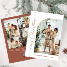 Cartes Pour Fêtes Annuelles Élégant élégant 5 PHOTO Noël Salutation
