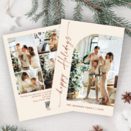Cartes Pour Fêtes Annuelles Élégant élégant 5 PHOTO Noël Salutation