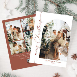 Cartes Pour Fêtes Annuelles Élégant élégant 5 PHOTO Noël Salutation