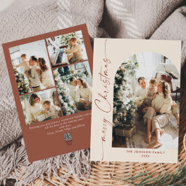 Cartes Pour Fêtes Annuelles Élégant élégant 5 PHOTO Noël Salutation