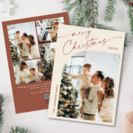 Cartes Pour Fêtes Annuelles Élégant élégant 5 PHOTO Noël Salutation