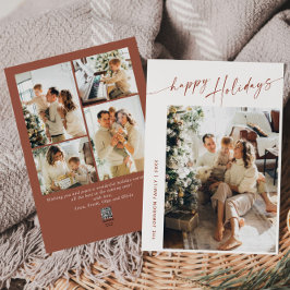 Cartes Pour Fêtes Annuelles Élégant élégant 5 PHOTO Noël Salutation