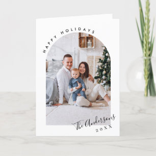 Cartes Pour Fêtes Annuelles Élégant élégant 6 PHOTO Noël Salutation