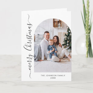 Cartes Pour Fêtes Annuelles Élégant élégant 6 PHOTO Noël Salutation