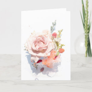 Cartes Pour Fêtes Annuelles Élégant floral Saint-Valentin