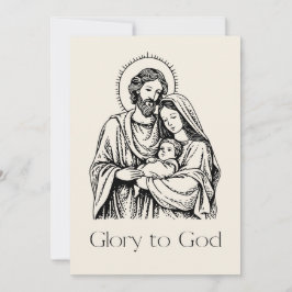 Cartes Pour Fêtes Annuelles Élégant Gloire Religieuse À Dieu Noël chrétien