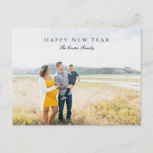 Cartes Pour Fêtes Annuelles Élégant Joyeux Joyeux Nouvel An Script Photo Gross