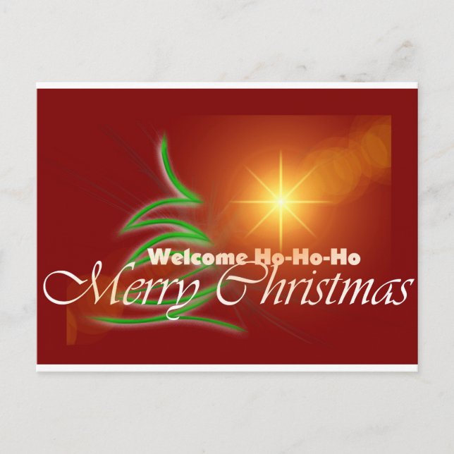 Cartes Pour Fêtes Annuelles Élégant Joyeux Noël (Devant)