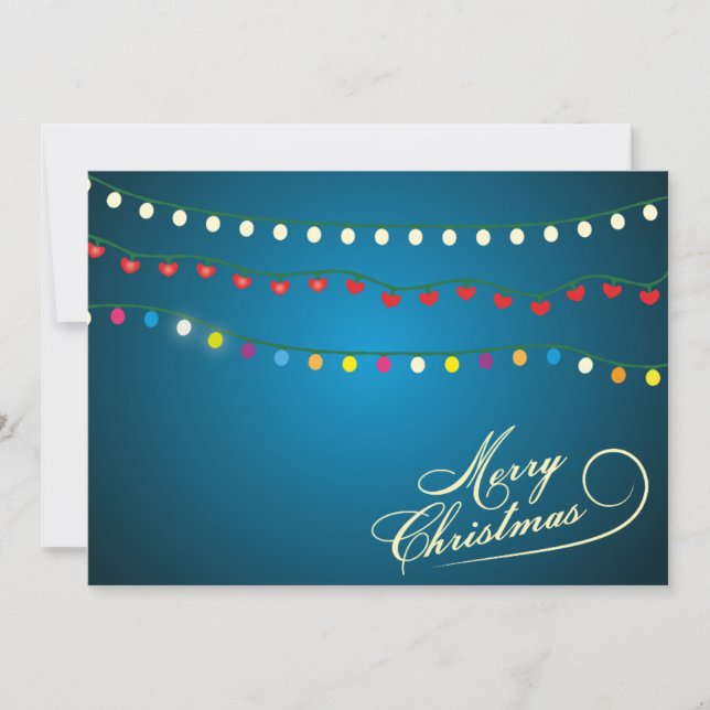 Cartes Pour Fêtes Annuelles Élégant Joyeux Noël (Devant)