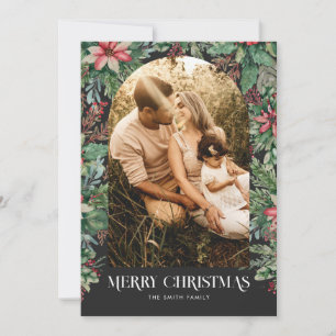Cartes Pour Fêtes Annuelles Elégant Joyeux Noël Photo Arch Floral