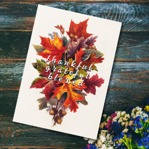 Cartes Pour Fêtes Annuelles Elégant Merci Gratuit Feuilles D'Automne