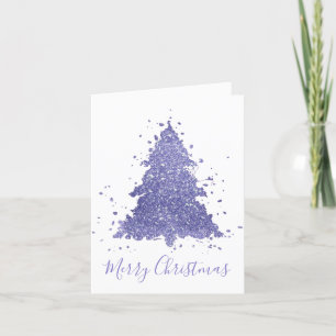 Cartes Pour Fêtes Annuelles Elegant Merry Christmas Charming Lavender Purple