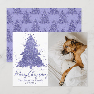 Cartes Pour Fêtes Annuelles Elegant Merry Christmas   Charming Lavender Purple