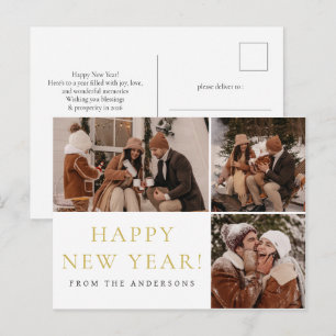 Cartes Pour Fêtes Annuelles Élégant Mini Nouvel An Cheers Famille 3 Photo