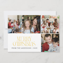 Cartes Pour Fêtes Annuelles Elegant Minimal Christmas | Modern Family 4 Photo 